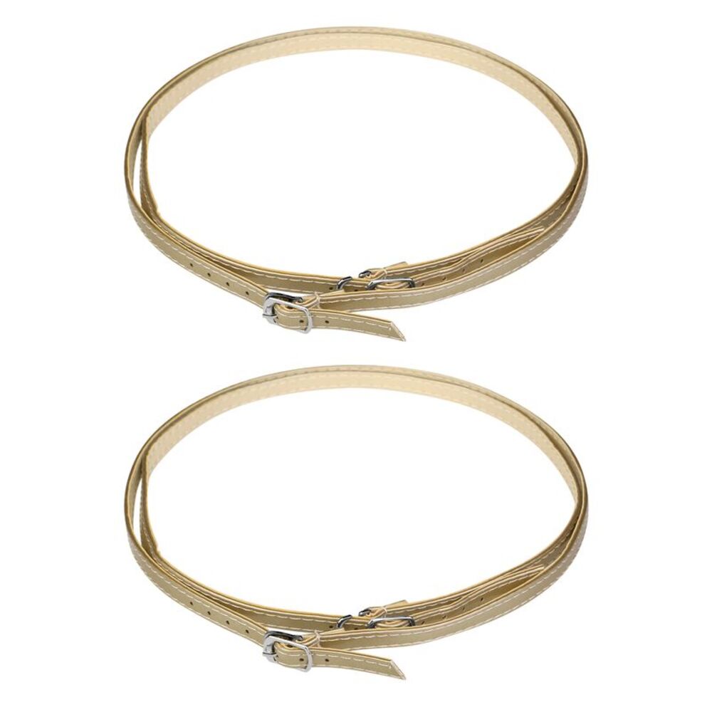 Adjustable Detachable Crossed Anti-Slip Shoe Straps for Heels with Buckle Golden